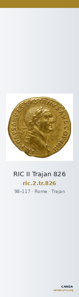 RIC II Trajan 826 — CANOA