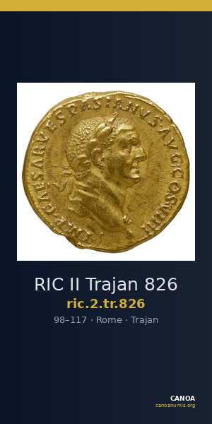 RIC II Trajan 826 — CANOA