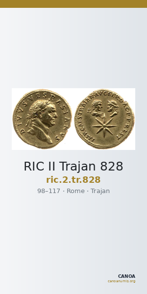 RIC II Trajan 828 — CANOA