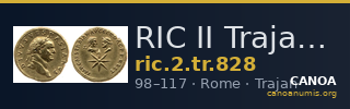 RIC II Trajan 828 — CANOA