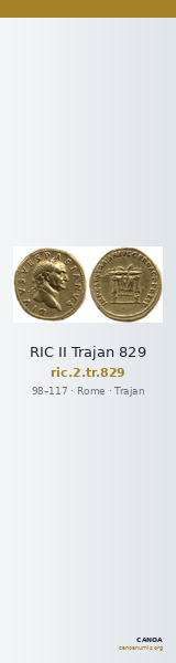 RIC II Trajan 829 — CANOA
