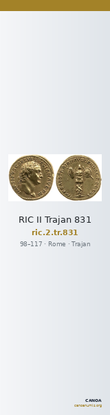 RIC II Trajan 831 — CANOA