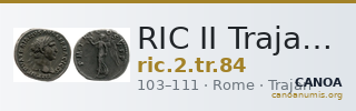 RIC II Trajan 84 — CANOA