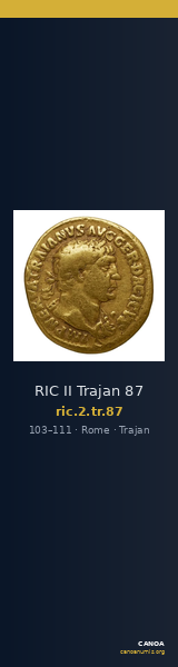 RIC II Trajan 87 — CANOA
