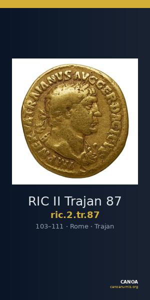RIC II Trajan 87 — CANOA