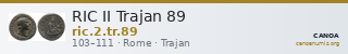 RIC II Trajan 89 — CANOA