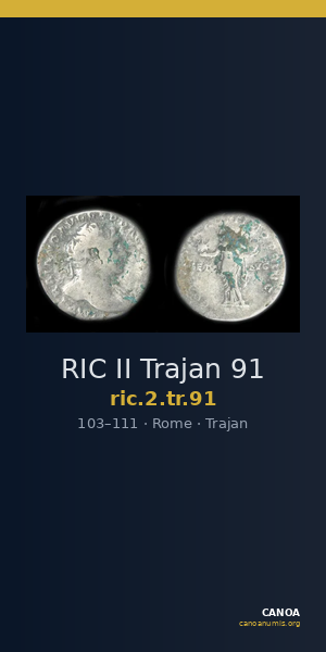 RIC II Trajan 91 — CANOA