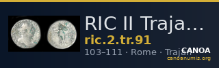 RIC II Trajan 91 — CANOA