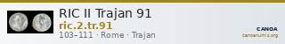 RIC II Trajan 91 — CANOA