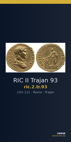 RIC II Trajan 93 — CANOA