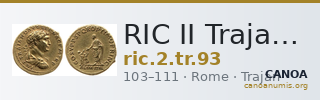 RIC II Trajan 93 — CANOA