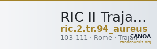 RIC II Trajan 94 (aureus) — CANOA
