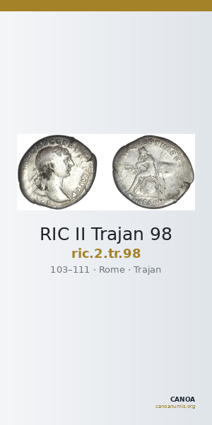 RIC II Trajan 98 — CANOA