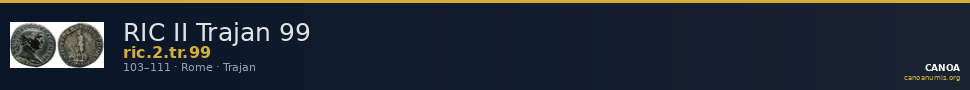 RIC II Trajan 99 — CANOA