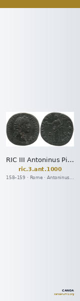 RIC III Antoninus Pius 1000 — CANOA