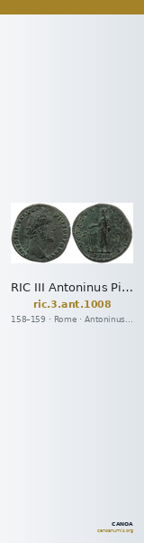 RIC III Antoninus Pius 1008 — CANOA