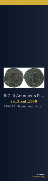 RIC III Antoninus Pius 1008 — CANOA