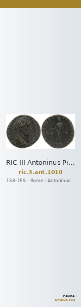 RIC III Antoninus Pius 1010 — CANOA