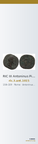 RIC III Antoninus Pius 1015 — CANOA