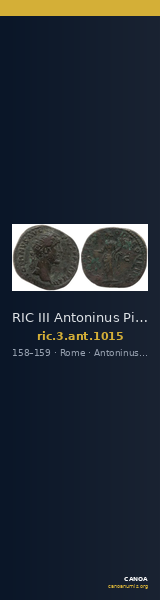 RIC III Antoninus Pius 1015 — CANOA