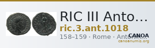 RIC III Antoninus Pius 1018 — CANOA