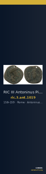 RIC III Antoninus Pius 1019 — CANOA