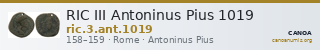 RIC III Antoninus Pius 1019 — CANOA