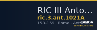 RIC III Antoninus Pius 1021A — CANOA