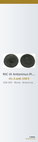 RIC III Antoninus Pius 1023 — CANOA