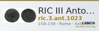 RIC III Antoninus Pius 1023 — CANOA