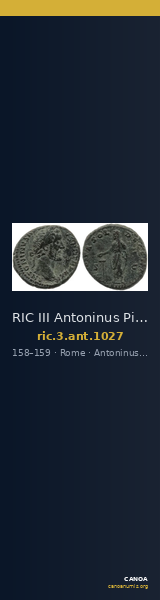 RIC III Antoninus Pius 1027 — CANOA