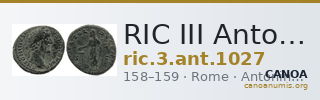 RIC III Antoninus Pius 1027 — CANOA