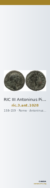 RIC III Antoninus Pius 1028 — CANOA