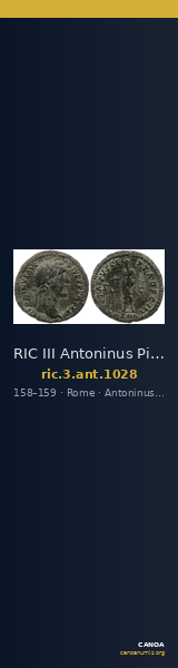 RIC III Antoninus Pius 1028 — CANOA