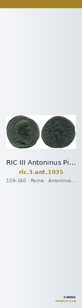 RIC III Antoninus Pius 1035 — CANOA