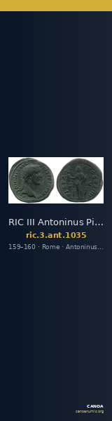 RIC III Antoninus Pius 1035 — CANOA