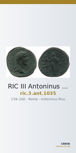 RIC III Antoninus Pius 1035 — CANOA