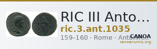 RIC III Antoninus Pius 1035 — CANOA