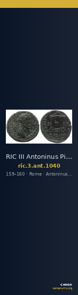 RIC III Antoninus Pius 1040 — CANOA