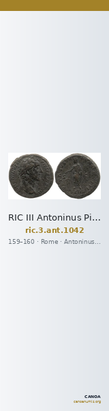 RIC III Antoninus Pius 1042 — CANOA