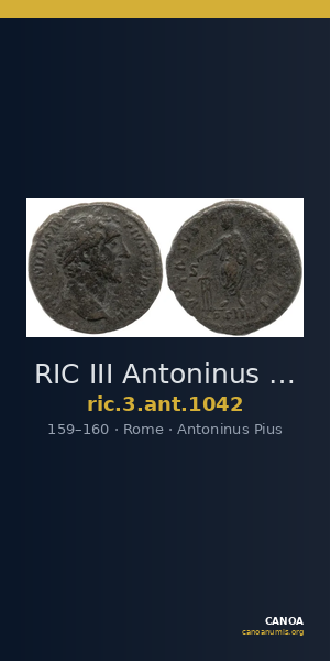 RIC III Antoninus Pius 1042 — CANOA
