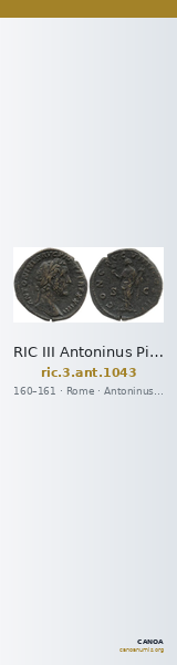 RIC III Antoninus Pius 1043 — CANOA