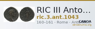 RIC III Antoninus Pius 1043 — CANOA