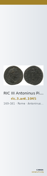 RIC III Antoninus Pius 1045 — CANOA