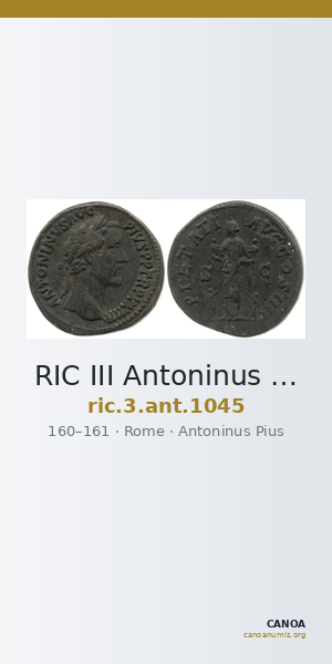 RIC III Antoninus Pius 1045 — CANOA