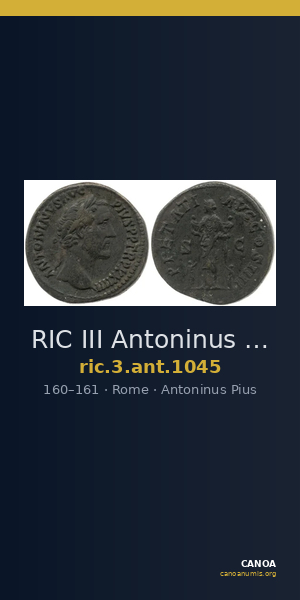 RIC III Antoninus Pius 1045 — CANOA