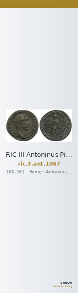 RIC III Antoninus Pius 1047 — CANOA
