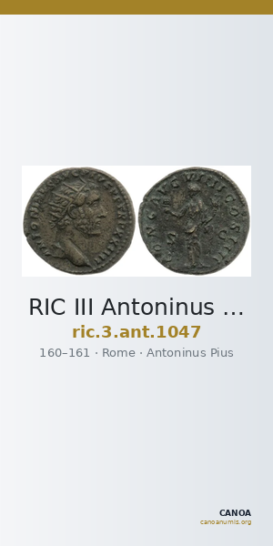 RIC III Antoninus Pius 1047 — CANOA
