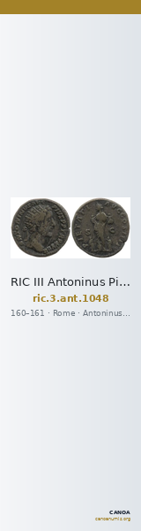 RIC III Antoninus Pius 1048 — CANOA