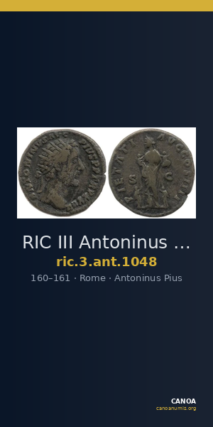 RIC III Antoninus Pius 1048 — CANOA